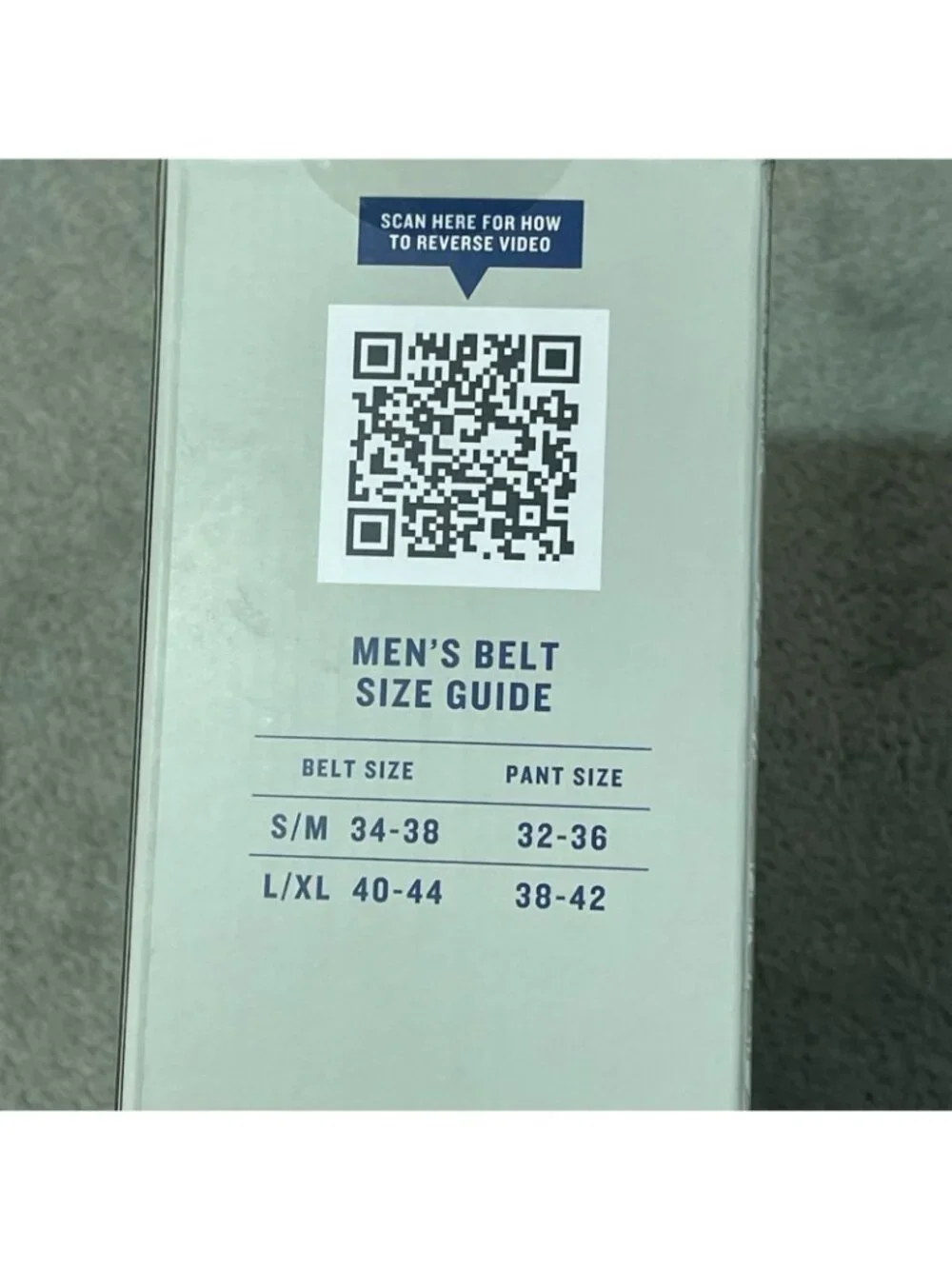 NWT Tommy Bahama Men's L/XL Black/Grey Stretch Reversible Belt